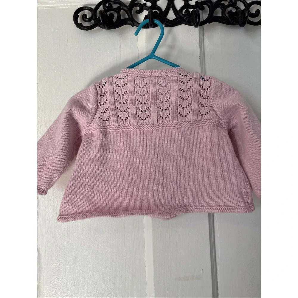 Oshkosh, Big Pink Baby Sweater Button Down Size 6‎ Months